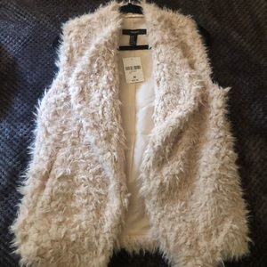 New With Tags Fuzzy Vest